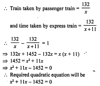 RD Sharma Class 10 Solutions Chapter 4 Quadratic Equations Ex 4.3