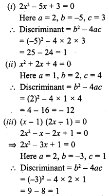 RD Sharma Class 10 Solutions Chapter 4 Quadratic Equations Ex 4.5 1