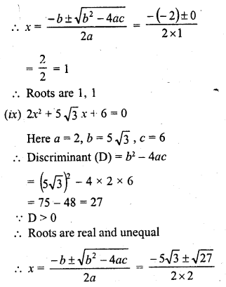 RD Sharma Class 10 Solutions Chapter 4 Quadratic Equations Ex 4.5 10