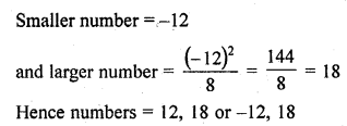 RD Sharma Class 10 Solutions Chapter 4 Quadratic Equations Ex 4.7 18