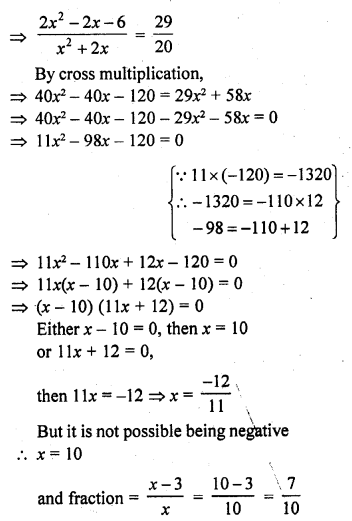 RD Sharma Class 10 Solutions Chapter 4 Quadratic Equations Ex 4.7 21