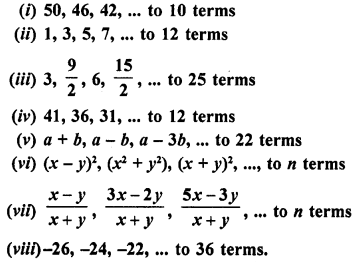 RD Sharma Class 10 Solutions Chapter 5 Arithmetic Progressions Ex 5.6 1