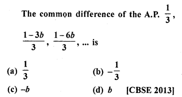 RD Sharma Class 10 Solutions Chapter 5 Arithmetic Progressions MCQS 53