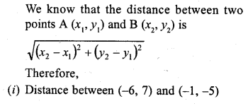 RD Sharma Class 10 Solutions Chapter 6 Co-ordinate Geometry Ex 6.2 1