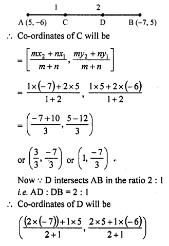 RD Sharma Class 10 Solutions Chapter 6 Co-ordinate Geometry Ex 6.3 3
