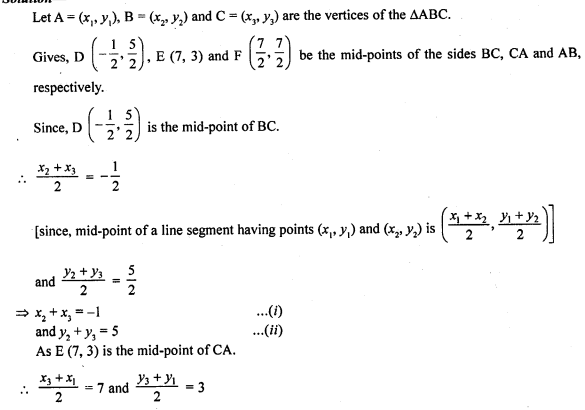 RD Sharma Class 10 Solutions Chapter 6 Co-ordinate Geometry Ex 6.5 70