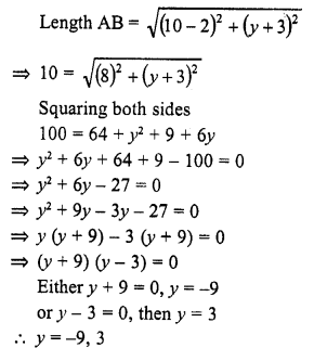 RD Sharma Class 10 Solutions Chapter 6 Co-ordinate Geometry MCQS 43