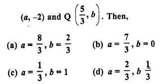 RD Sharma Class 10 Solutions Chapter 6 Co-ordinate Geometry MCQS 46