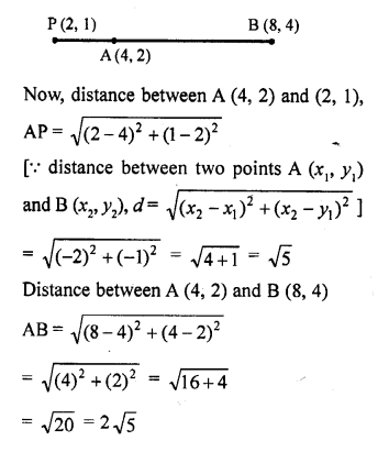 RD Sharma Class 10 Solutions Chapter 6 Co-ordinate Geometry MCQS 59
