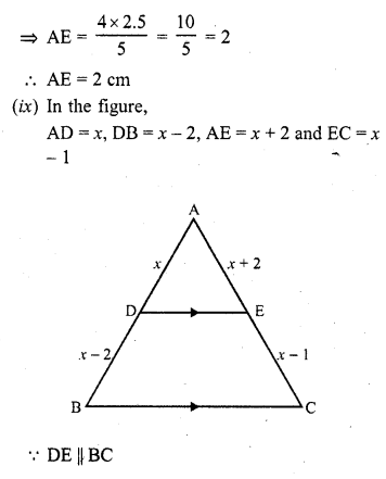 RD Sharma Class 10 Solutions Chapter 7 Triangles Ex 7.2 10