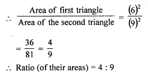 RD Sharma Class 10 Solutions Chapter 7 Triangles Ex 7.6 9