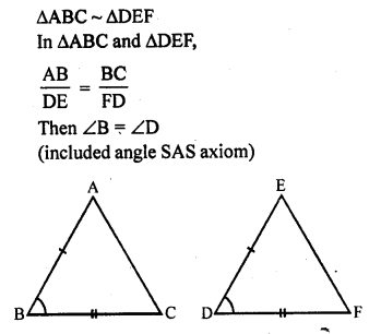RD Sharma Class 10 Solutions Chapter 7 Triangles MCQS 22