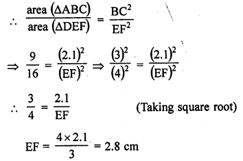 RD Sharma Class 10 Solutions Chapter 7 Triangles MCQS 26