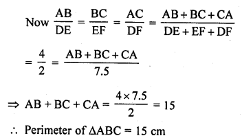 RD Sharma Class 10 Solutions Chapter 7 Triangles MCQS 65