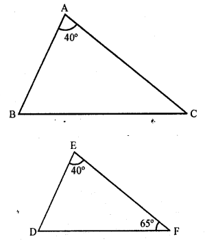 RD Sharma Class 10 Solutions Chapter 7 Triangles MCQS 9