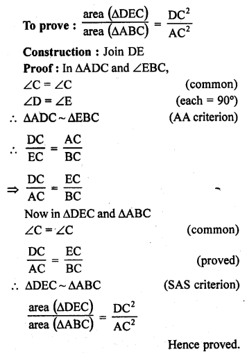 RD Sharma Class 10 Solutions Chapter 7 Triangles Revision Exercise 59