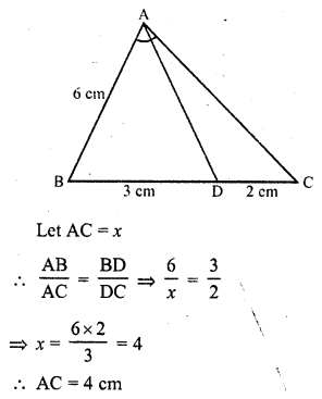 RD Sharma Class 10 Solutions Chapter 7 Triangles VSAQS 4