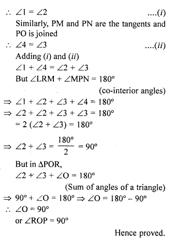 RD Sharma Class 10 Solutions Chapter 8 Circles Ex 8.2 11