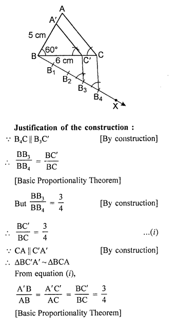 RD Sharma Class 10 Solutions Chapter 9 Constructions Ex 9.2 15