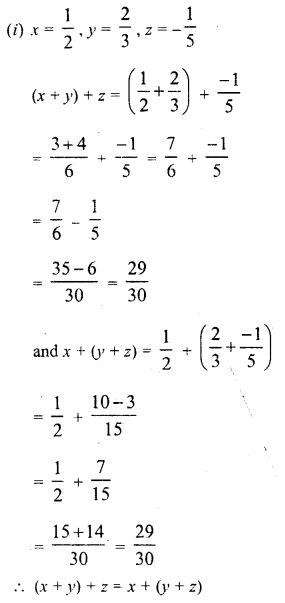 RD Sharma Class 8 Solutions Chapter 1 Rational Numbers Ex 1.2 10