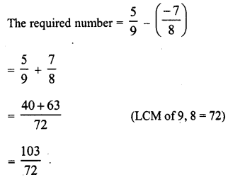 RD Sharma Class 8 Solutions Chapter 1 Rational Numbers Ex 1.3 15