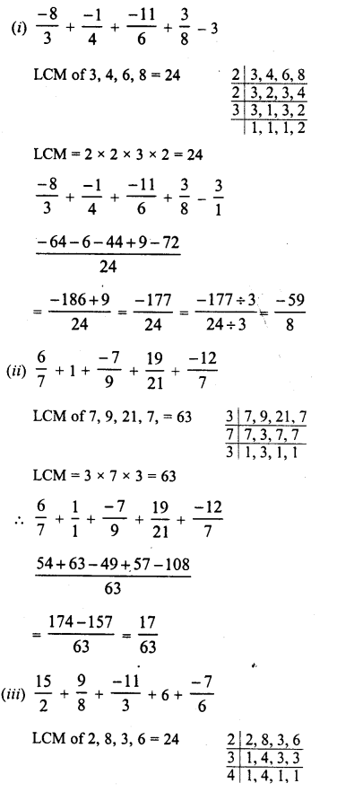 RD Sharma Class 8 Solutions Chapter 1 Rational Numbers Ex 1.4 7