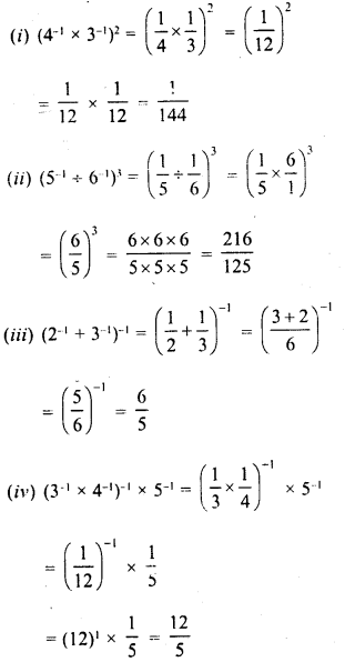 RD Sharma Class 8 Solutions Chapter 2 Powers Ex 2.1 10