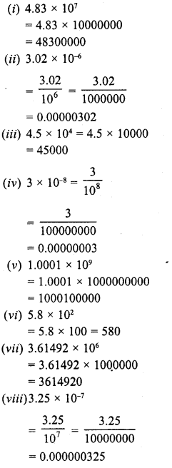 RD Sharma Class 8 Solutions Chapter 2 Powers Ex 2.3 3