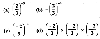 RD Sharma Class 8 Solutions Chapter 2 Powers MCQS 10