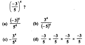 RD Sharma Class 8 Solutions Chapter 2 Powers MCQS 5