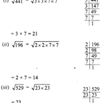 RD Sharma Class 8 Solutions Chapter 3 Squares and Square Roots Ex 3.4 1
