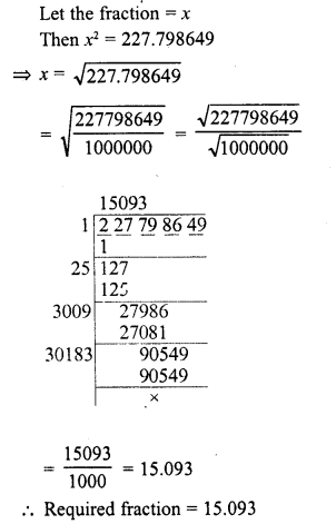 RD Sharma Class 8 Solutions Chapter 3 Squares and Square Roots Ex 3.7 17