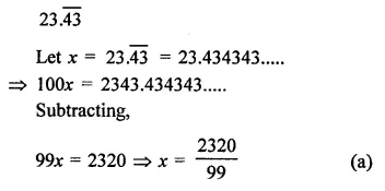 RD Sharma Class 9 Solutions Chapter 1 Number Systems MCQS