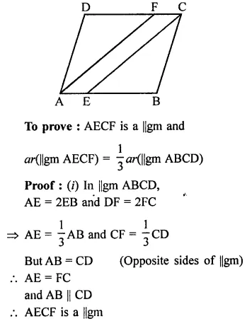 RD Sharma Class 9 Solutions Chapter 14 Quadrilaterals Ex 14.3 Q18.1