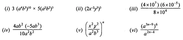 RD Sharma Class 9 Solutions Chapter 2 Exponents of Real Numbers Ex 2.1 Q1.1