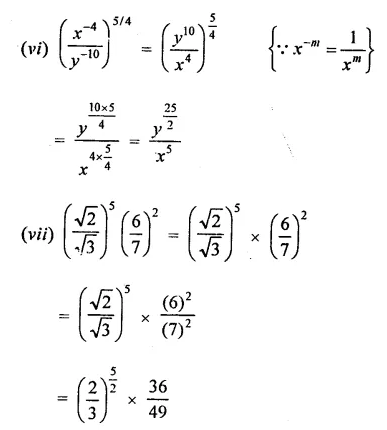 RD Sharma Class 9 Solutions Chapter 2 Exponents of Real Numbers Ex 2.2 Q1.5