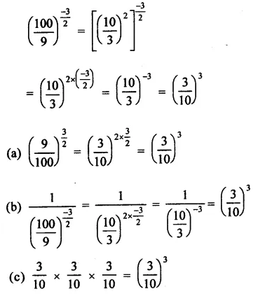 RD Sharma Class 9 Solutions Chapter 2 Exponents of Real Numbers MCQS Q13.2