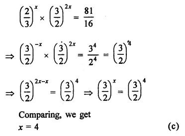 RD Sharma Class 9 Solutions Chapter 2 Exponents of Real Numbers MCQS Q15.2