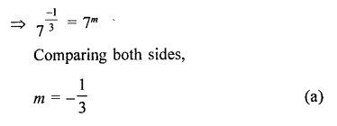 RD Sharma Class 9 Solutions Chapter 2 Exponents of Real Numbers MCQS Q20.3