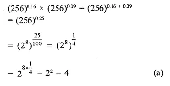 RD Sharma Class 9 Solutions Chapter 2 Exponents of Real Numbers MCQS Q22.1