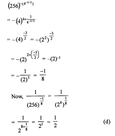 RD Sharma Class 9 Solutions Chapter 2 Exponents of Real Numbers MCQS Q29.2