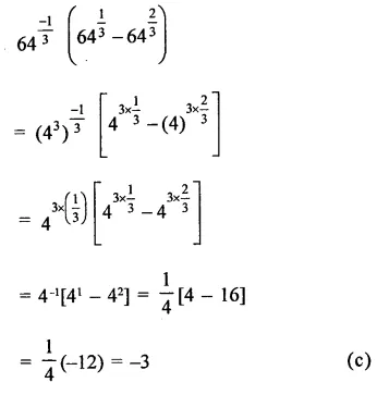 RD Sharma Class 9 Solutions Chapter 2 Exponents of Real Numbers MCQS Q31.2