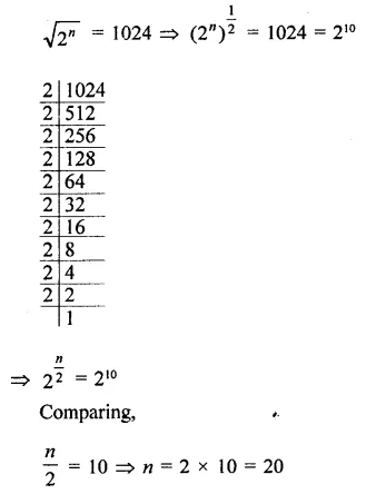 RD Sharma Class 9 Solutions Chapter 2 Exponents of Real Numbers MCQS Q40.2
