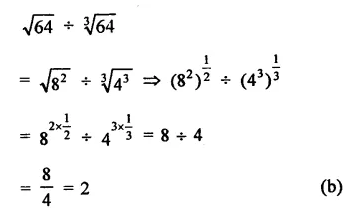 RD Sharma Class 9 Solutions Chapter 2 Exponents of Real Numbers MCQS Q5.1