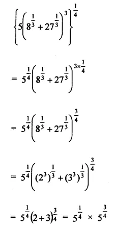 RD Sharma Class 9 Solutions Chapter 2 Exponents of Real Numbers VSAQS Q11.2