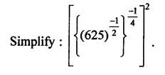 RD Sharma Class 9 Solutions Chapter 2 Exponents of Real Numbers VSAQS Q12.1