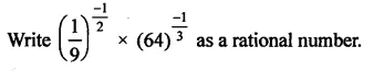 RD Sharma Class 9 Solutions Chapter 2 Exponents of Real Numbers VSAQS Q8.1