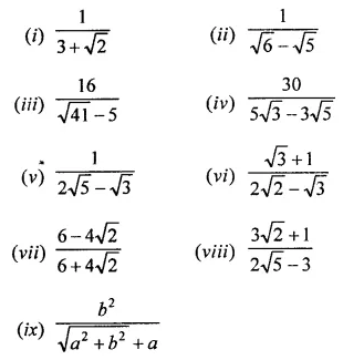 RD Sharma Class 9 Solutions Chapter 3 Rationalisation Ex 3.2 Q3.1