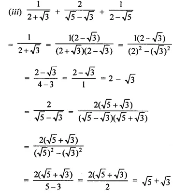 RD Sharma Class 9 Solutions Chapter 3 Rationalisation Ex 3.2 Q5.3