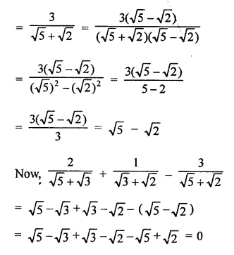 RD Sharma Class 9 Solutions Chapter 3 Rationalisation Ex 3.2 Q5.6